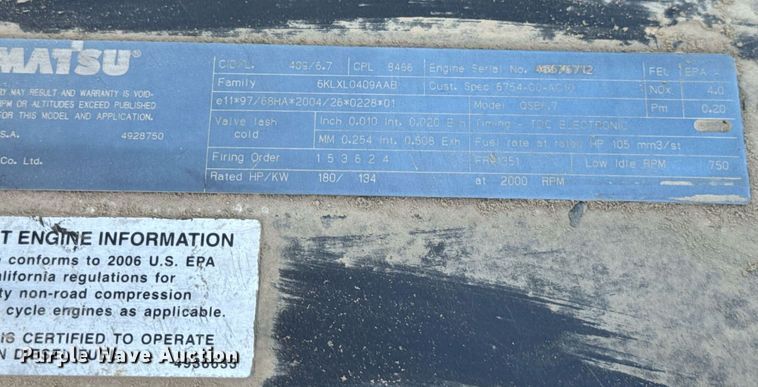 image for item DV4051 2006 Komatsu PC220LC-8 excavator