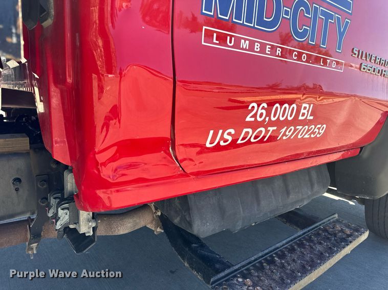 image for item DV4056 2020 Chevrolet Silverado 6500HD flatbed truck