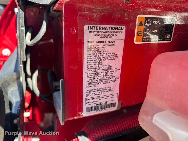 image for item DV4056 2020 Chevrolet Silverado 6500HD flatbed truck