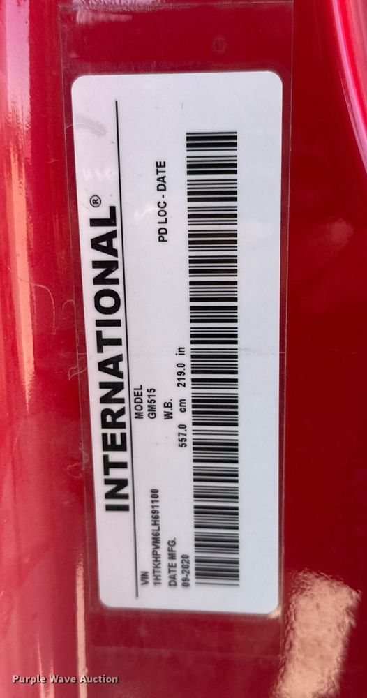 image for item DV4056 2020 Chevrolet Silverado 6500HD flatbed truck