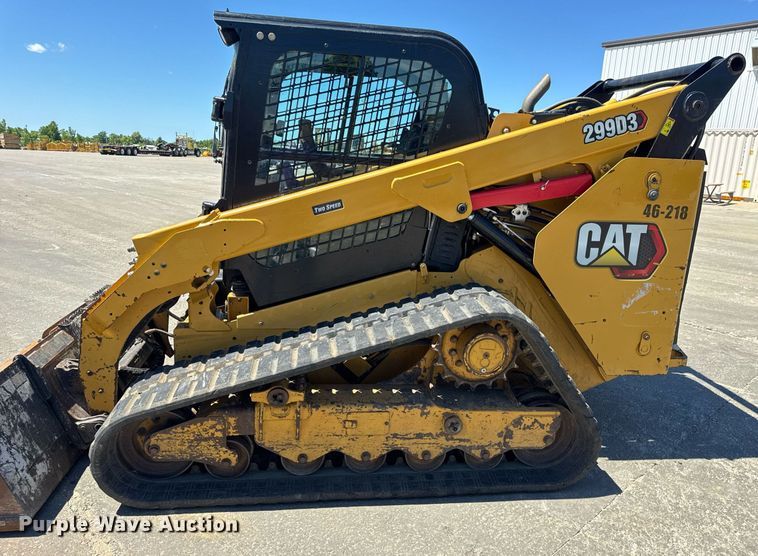 image for item DV4057 2021 Caterpillar 299D3 tracked skid steer loader