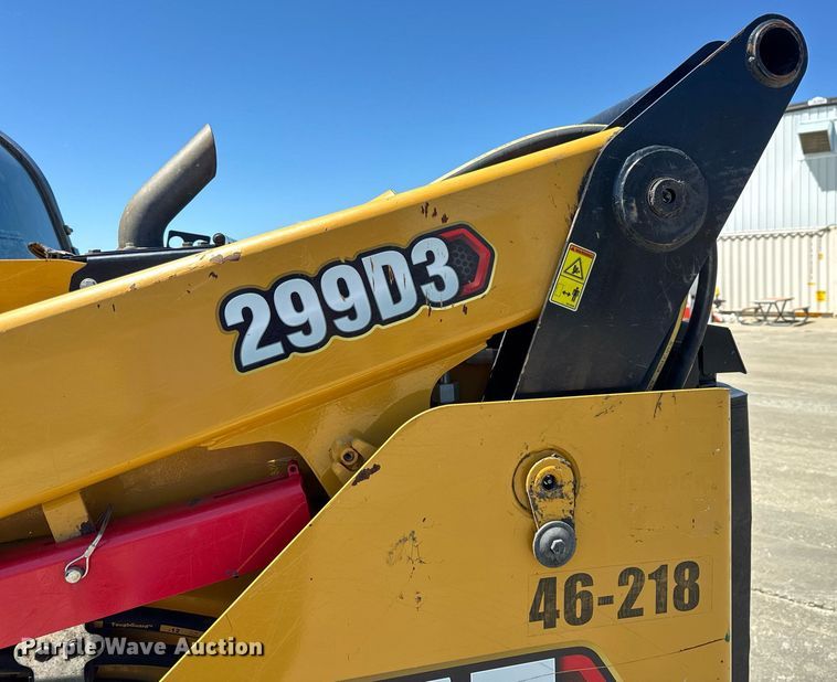 image for item DV4057 2021 Caterpillar 299D3 tracked skid steer loader