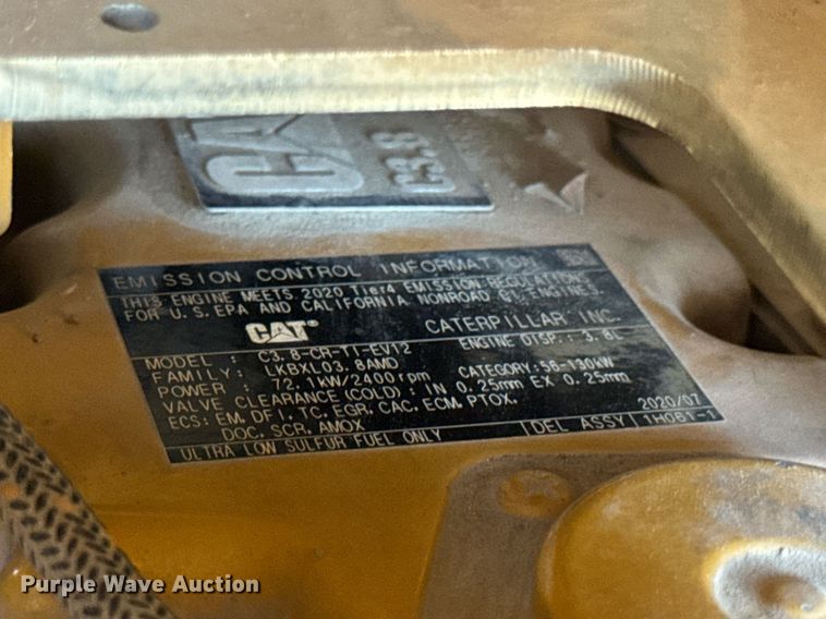 image for item DV4057 2021 Caterpillar 299D3 tracked skid steer loader