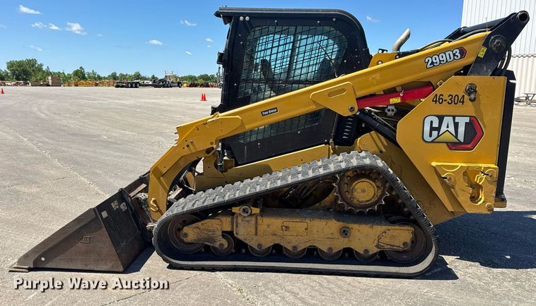 image for item DV4059 2021 Caterpillar 299D3 tracked skid steer loader