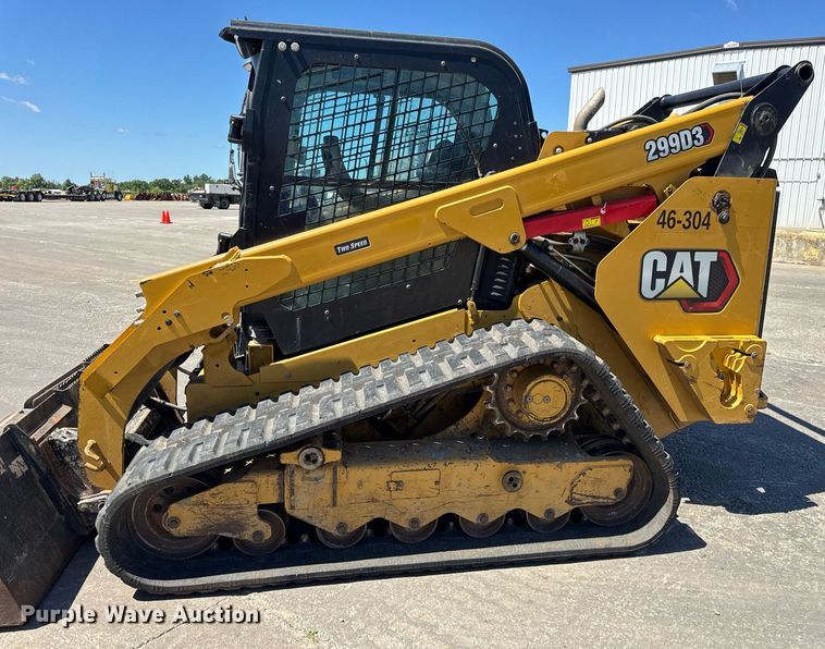 image for item DV4059 2021 Caterpillar 299D3 tracked skid steer loader