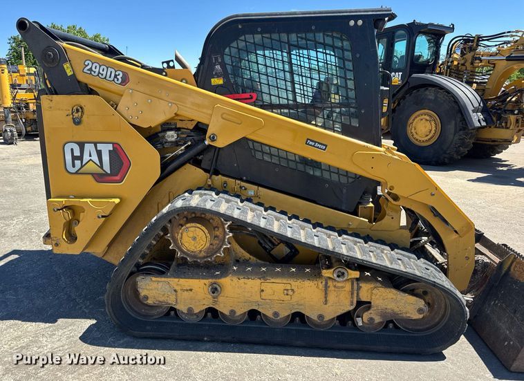 image for item DV4059 2021 Caterpillar 299D3 tracked skid steer loader