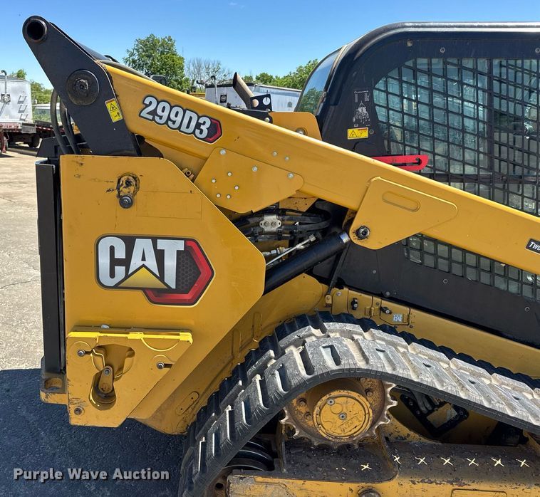 image for item DV4059 2021 Caterpillar 299D3 tracked skid steer loader