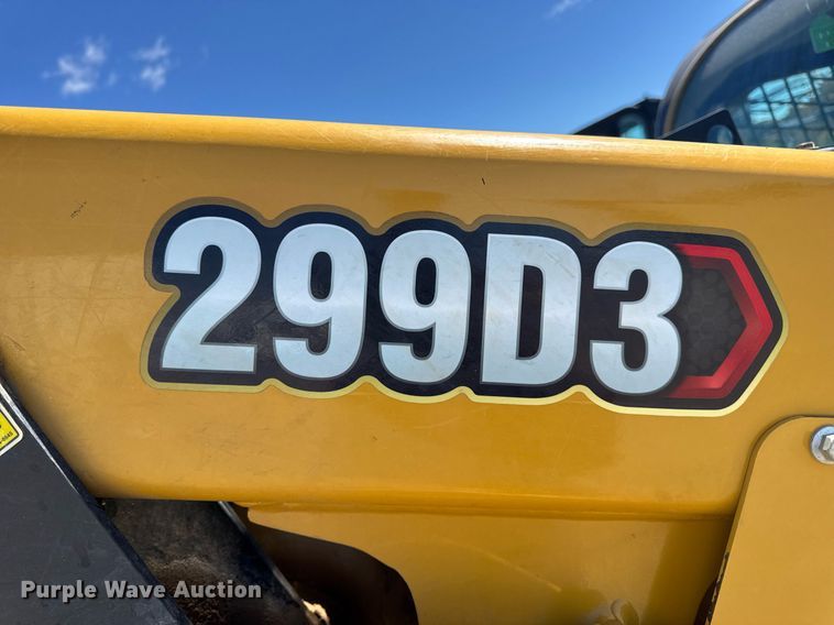 image for item DV4059 2021 Caterpillar 299D3 tracked skid steer loader
