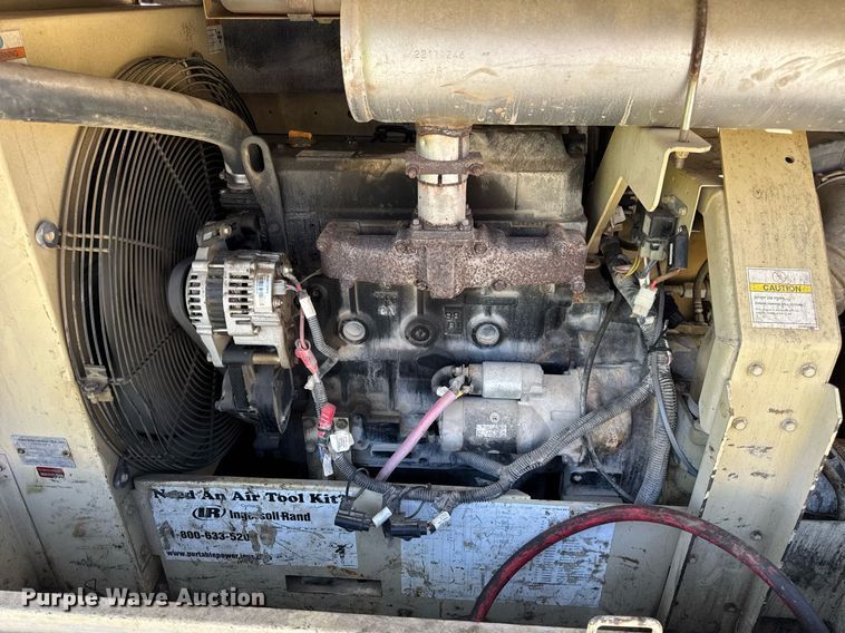 image for item DV4064 2009 Ingersoll Rand P185WIR air compressor