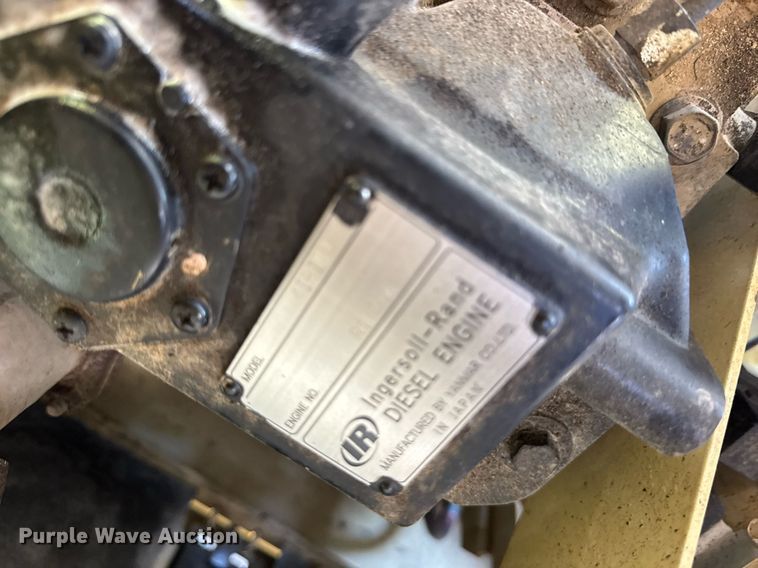 image for item DV4064 2009 Ingersoll Rand P185WIR air compressor