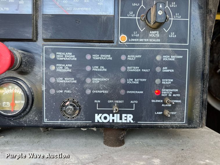image for item DV4067 2007 Kohler 80RE0ZJD generator