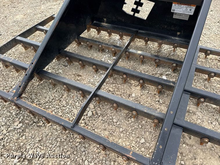 image for item DV4074 2024 BBuilt Rake-N-Ator skid steer landscape rake