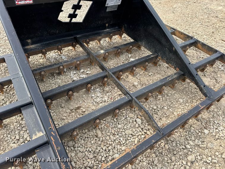 image for item DV4074 2024 BBuilt Rake-N-Ator skid steer landscape rake