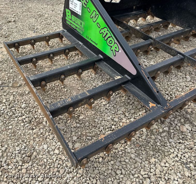 image for item DV4074 2024 BBuilt Rake-N-Ator skid steer landscape rake