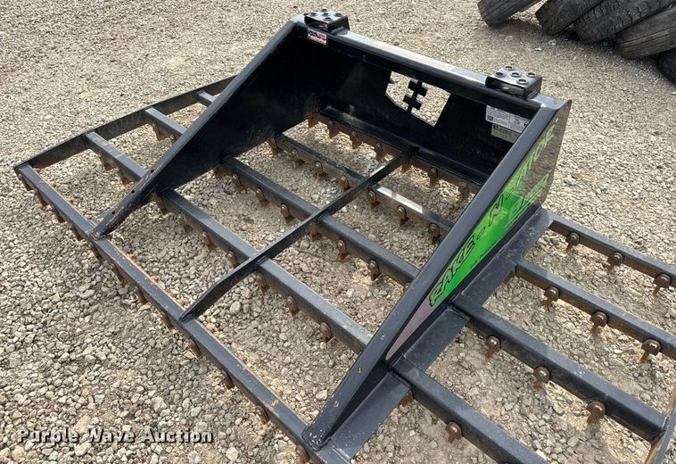 image for item DV4074 2024 BBuilt Rake-N-Ator skid steer landscape rake