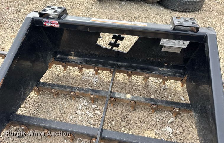 image for item DV4074 2024 BBuilt Rake-N-Ator skid steer landscape rake