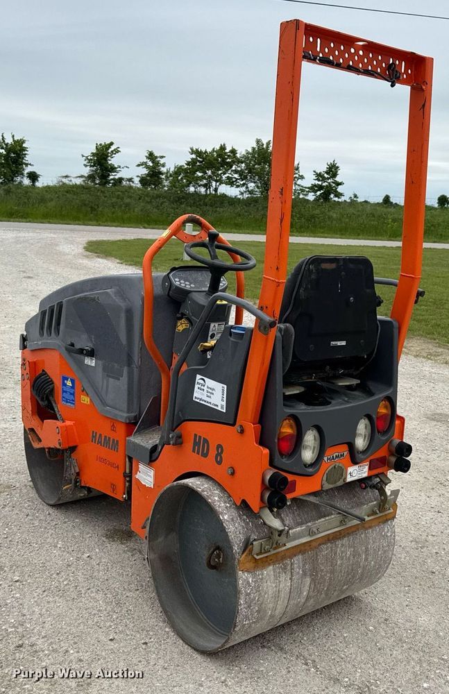 image for item DV4083 2015 Hamm HD8 double drum vibratory roller