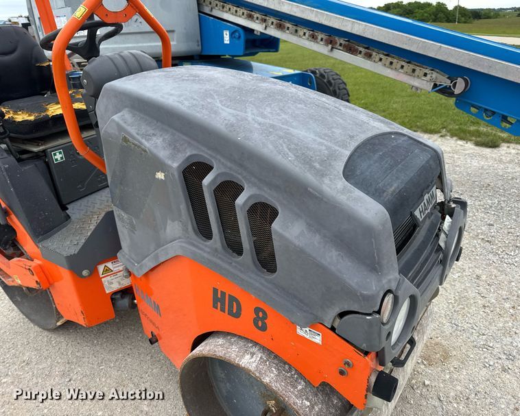 image for item DV4083 2015 Hamm HD8 double drum vibratory roller