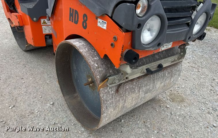 image for item DV4083 2015 Hamm HD8 double drum vibratory roller