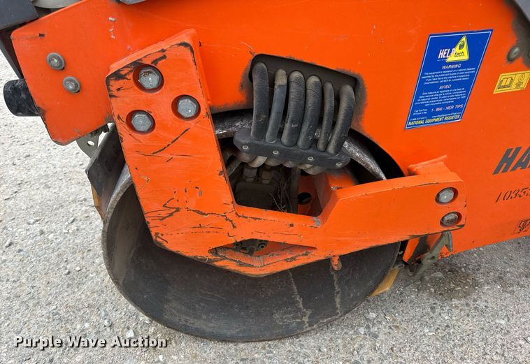 image for item DV4083 2015 Hamm HD8 double drum vibratory roller