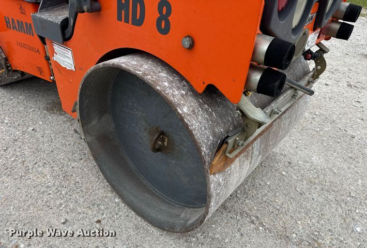 image for item DV4083 2015 Hamm HD8 double drum vibratory roller