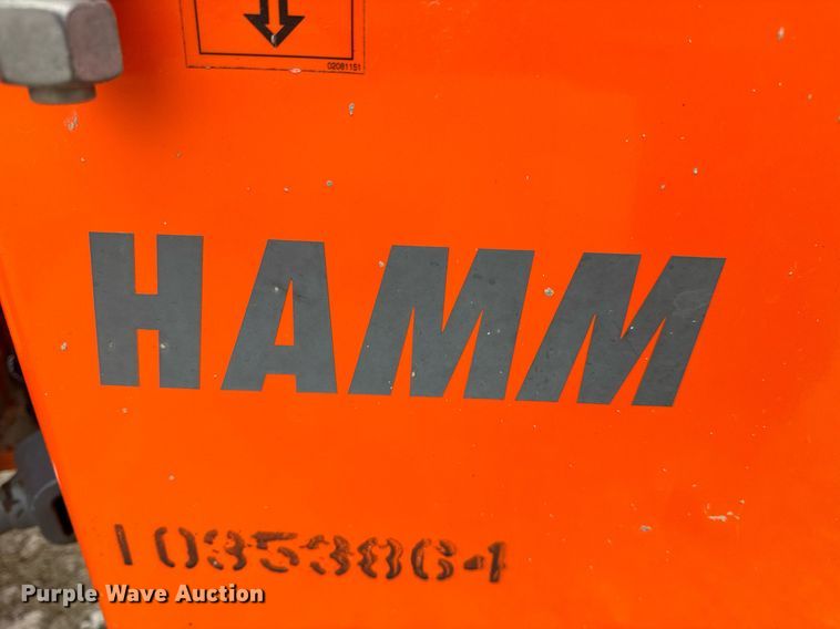 image for item DV4083 2015 Hamm HD8 double drum vibratory roller