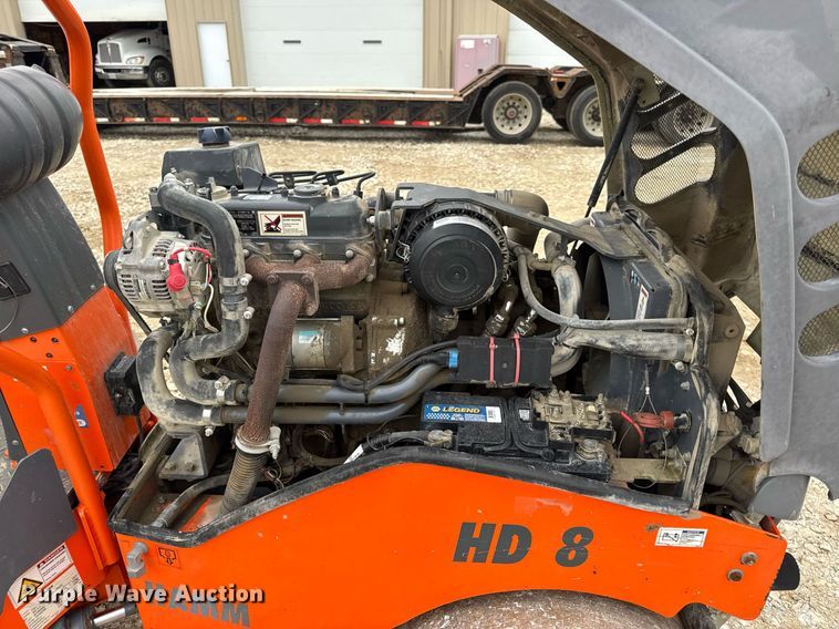 image for item DV4083 2015 Hamm HD8 double drum vibratory roller