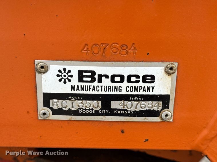 image for item DV4084 2012 Broce Broom RCT350 broom