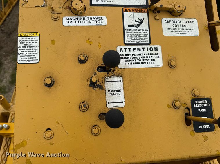 image for item DV4101 2002 Terex Bid-Well 3600 concrete screed