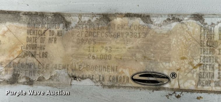 image for item DV4108 2006 Sterling Acterra utility / service truck