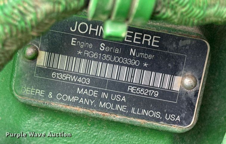 image for item DV4109 2015 John Deere 9520R Scraper Special 4WD tractor