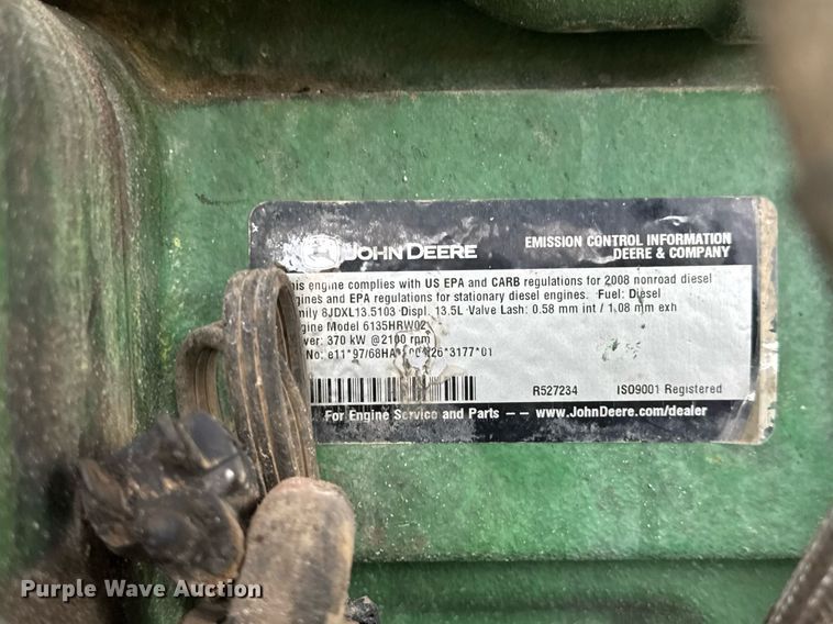 image for item DV4117 2010 John Deere 9430 Scraper Special 4WD tractor