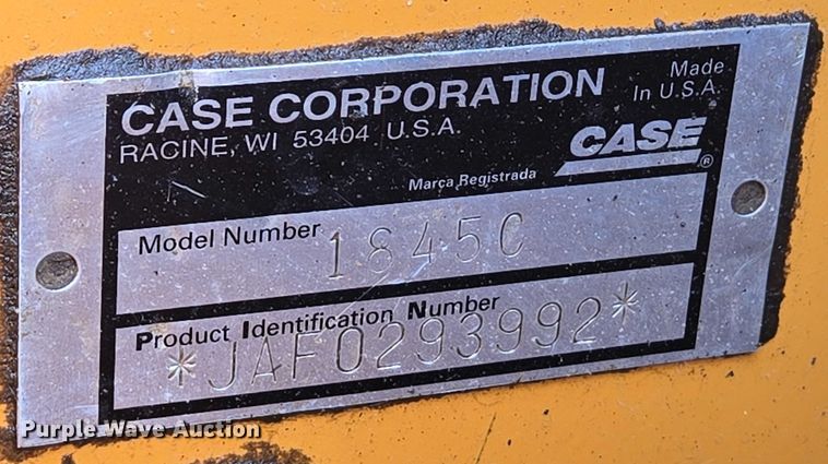 image for item DW7015 2000 Case 1845C skid steer loader