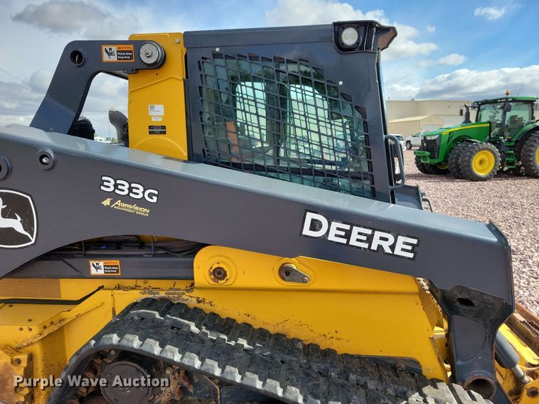 image for item DX6979 2020 John Deere 333G tracked skid steer loader