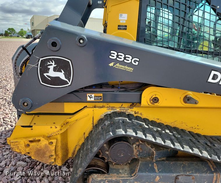 image for item DX6979 2020 John Deere 333G tracked skid steer loader