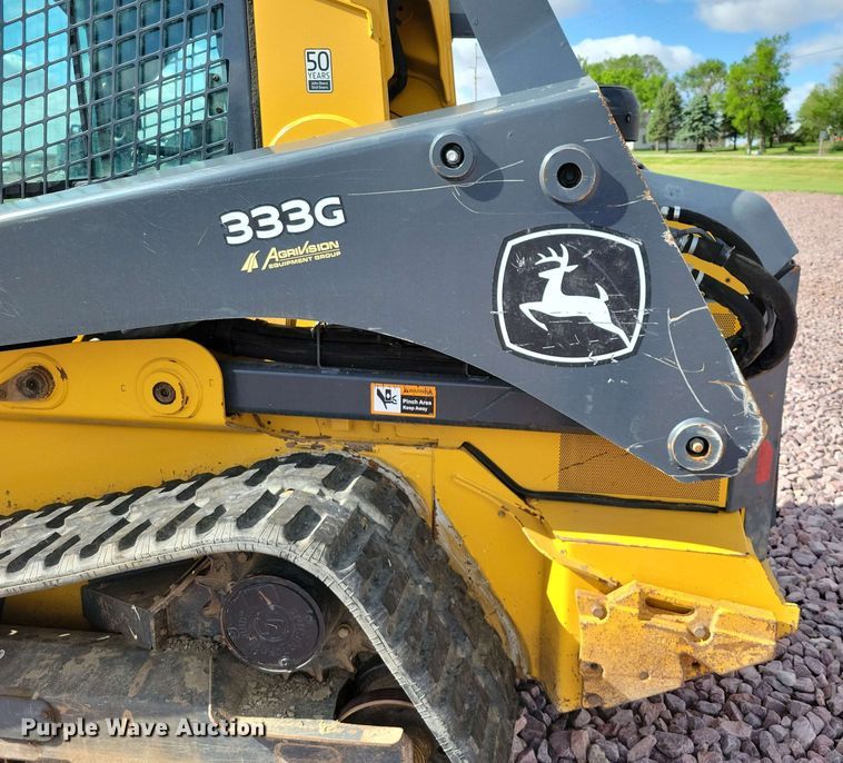 image for item DX6979 2020 John Deere 333G tracked skid steer loader
