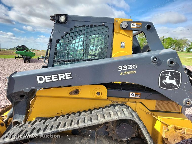 image for item DX6979 2020 John Deere 333G tracked skid steer loader