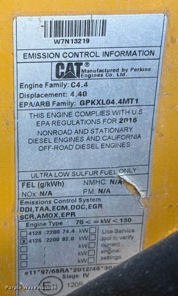 image for item DX8984 2016 Caterpillar 420F2 IT backhoe