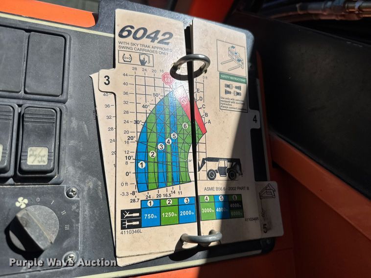 image for item DX8990 2007 Sky Trak 6042 telehandler