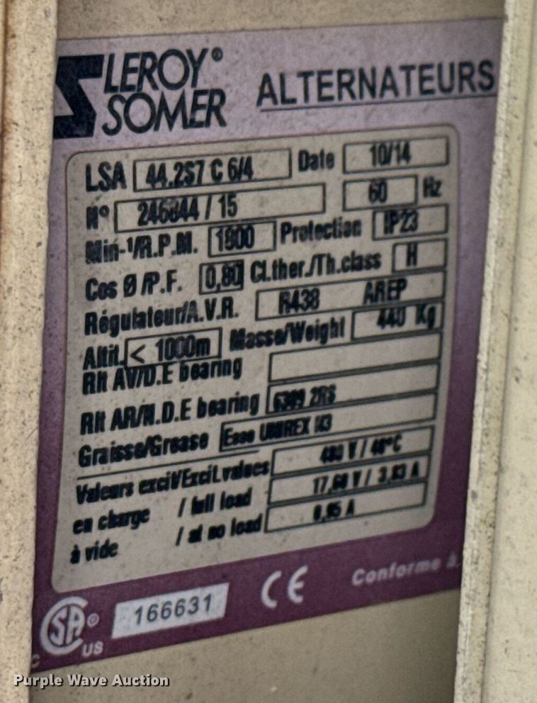 image for item DX8991 Kohler Generator