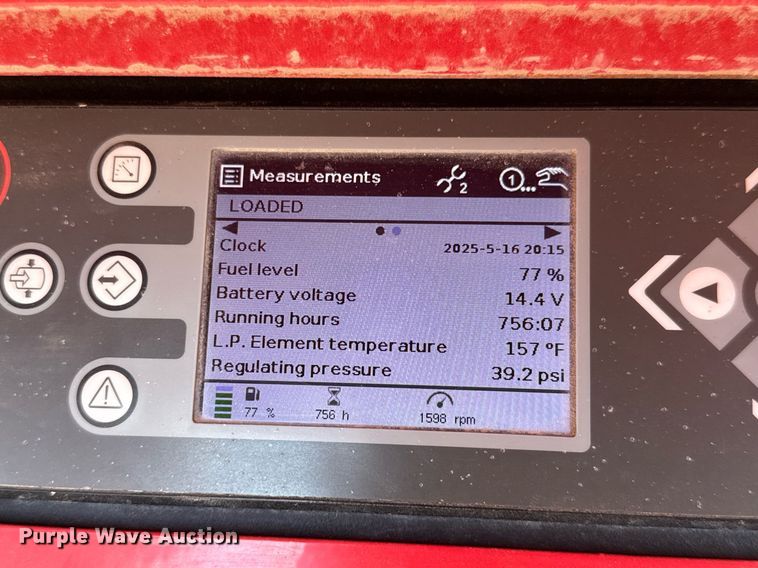 image for item DY0003 2015 Chicago Pneumatic CPS185 KD7T4F air compressor