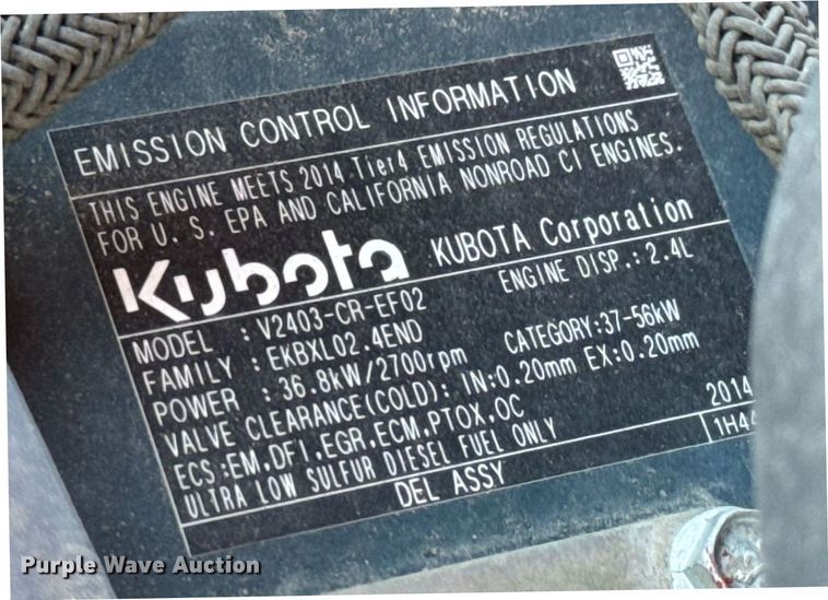 image for item DY0003 2015 Chicago Pneumatic CPS185 KD7T4F air compressor