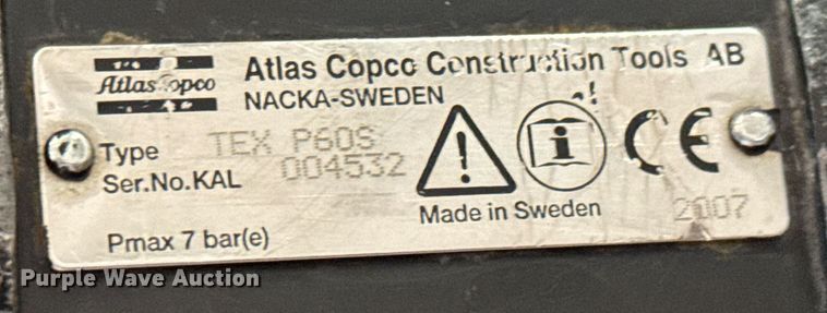 image for item DY0003 2015 Chicago Pneumatic CPS185 KD7T4F air compressor