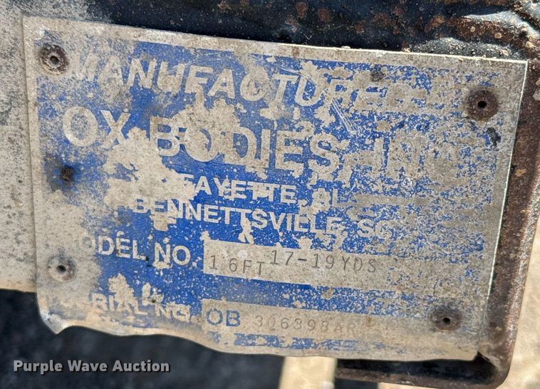 image for item DY0005 Ox Bodies dump bed