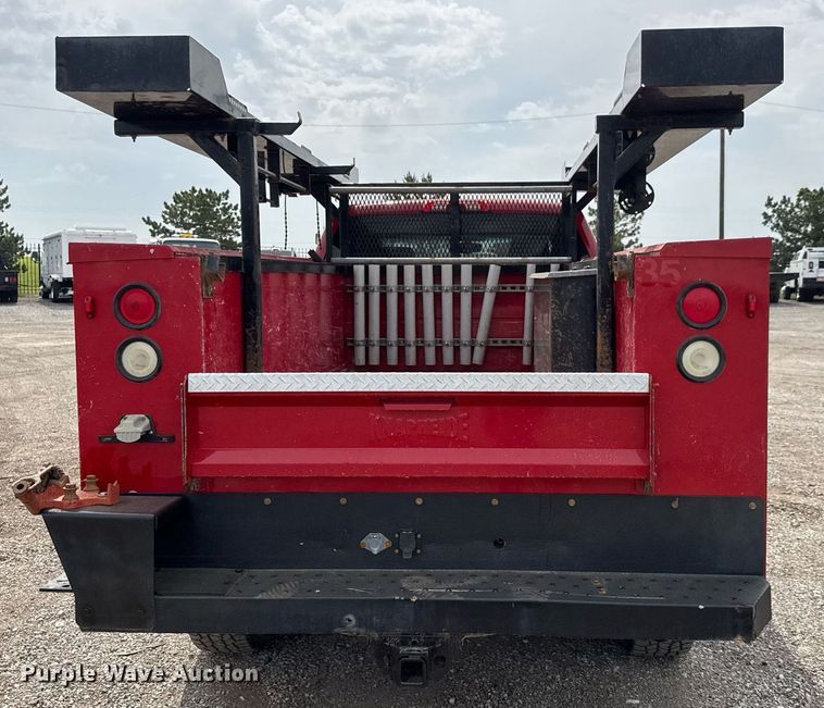 image for item DY0011 2015 GMC Sierra 3500HD Crew Cab utility bed pickup truck