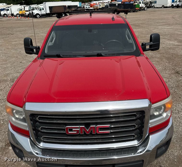 image for item DY0011 2015 GMC Sierra 3500HD Crew Cab utility bed pickup truck
