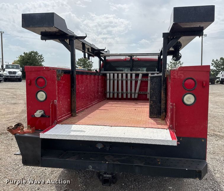 image for item DY0011 2015 GMC Sierra 3500HD Crew Cab utility bed pickup truck