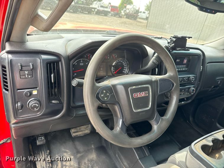 image for item DY0011 2015 GMC Sierra 3500HD Crew Cab utility bed pickup truck