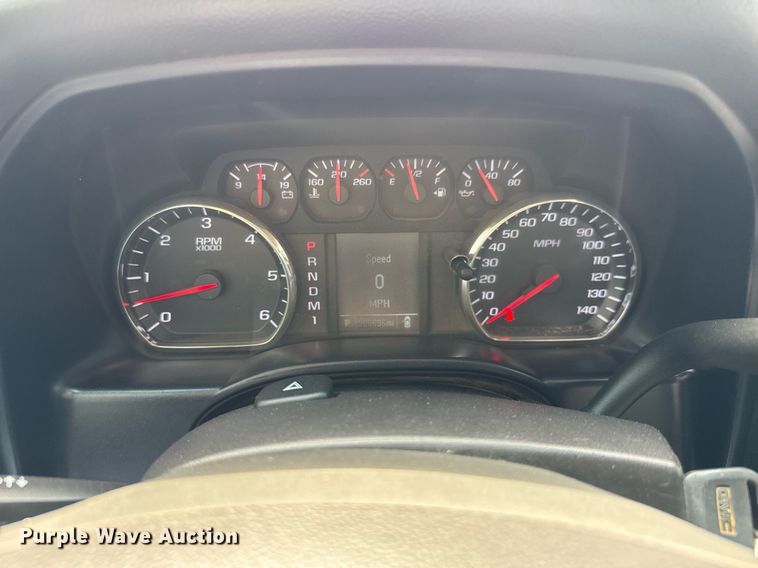 image for item DY0011 2015 GMC Sierra 3500HD Crew Cab utility bed pickup truck