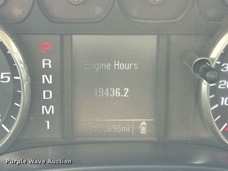 image for item DY0011 2015 GMC Sierra 3500HD Crew Cab utility bed pickup truck